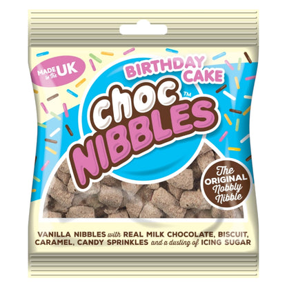 Sweet Dreams Choc Nibbles Birthday Cake - Share Bag - Caribou Candy