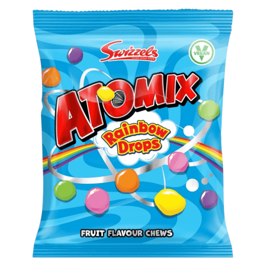 Swizzels Atomix Rainbow Drops - Chewy Sweets - Swizzels