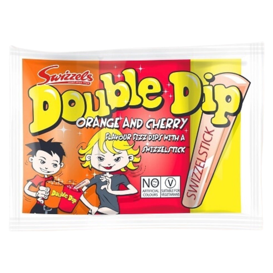 Swizzels Double Dip – Retro Sherbet Dipping Fun (19g)