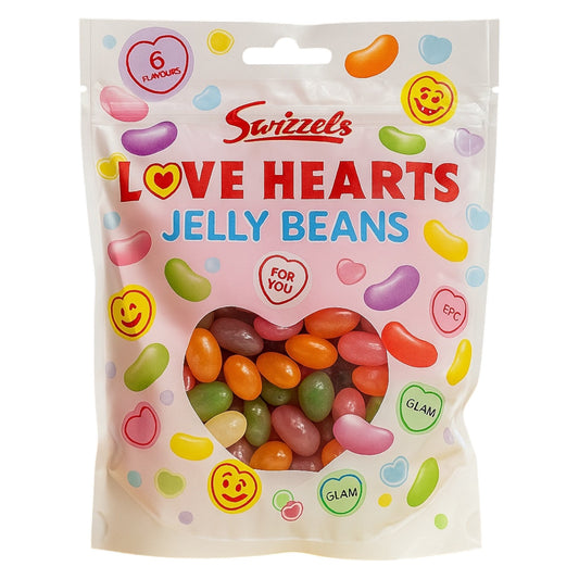 Swizzels Love Hearts Jelly Beans - Jelly Beans - Swizzels