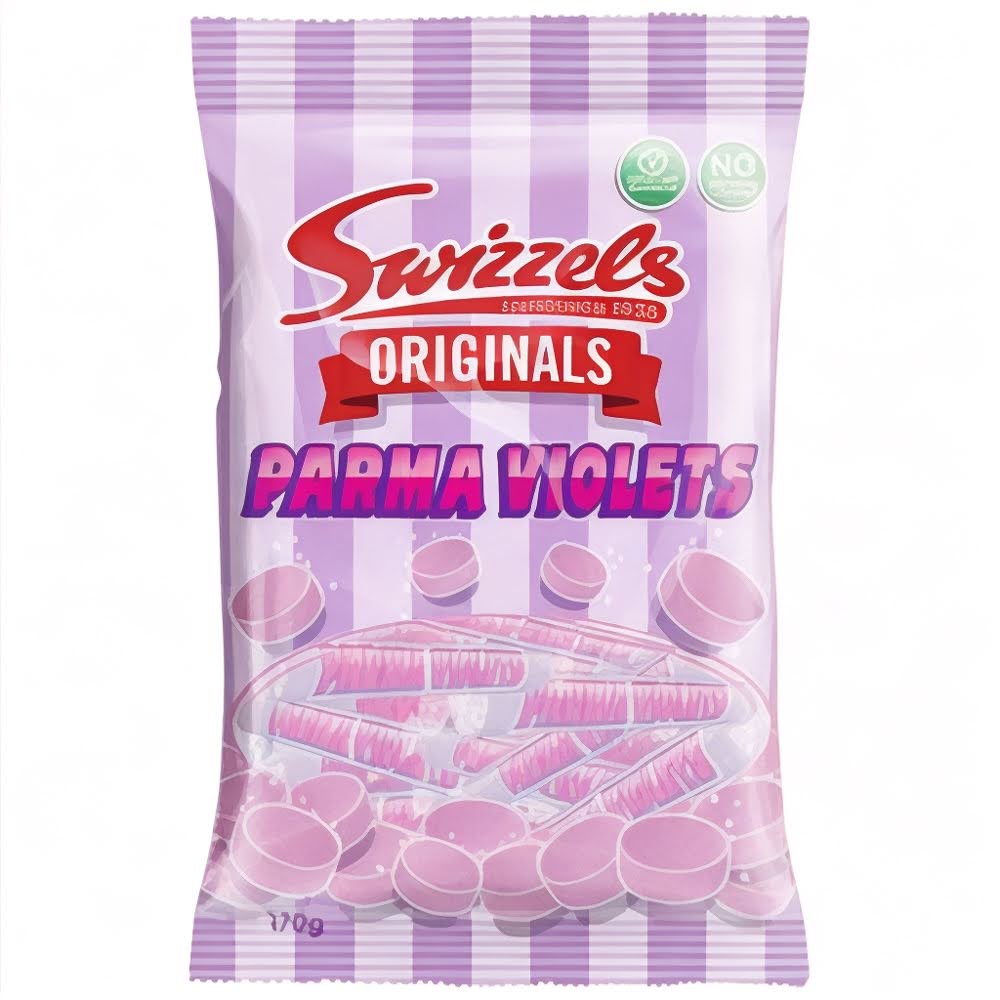 Swizzels Parma Violets - Share Bag - Caribou Candy