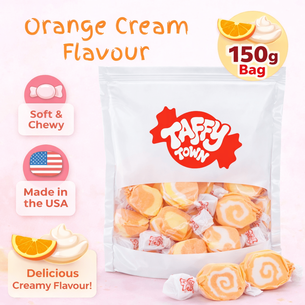 Taffy Town - Orange Cream - Taffy - Taffy Town