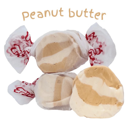 Taffy Town Peanut Butter salt water taffy, individually wrapped pieces