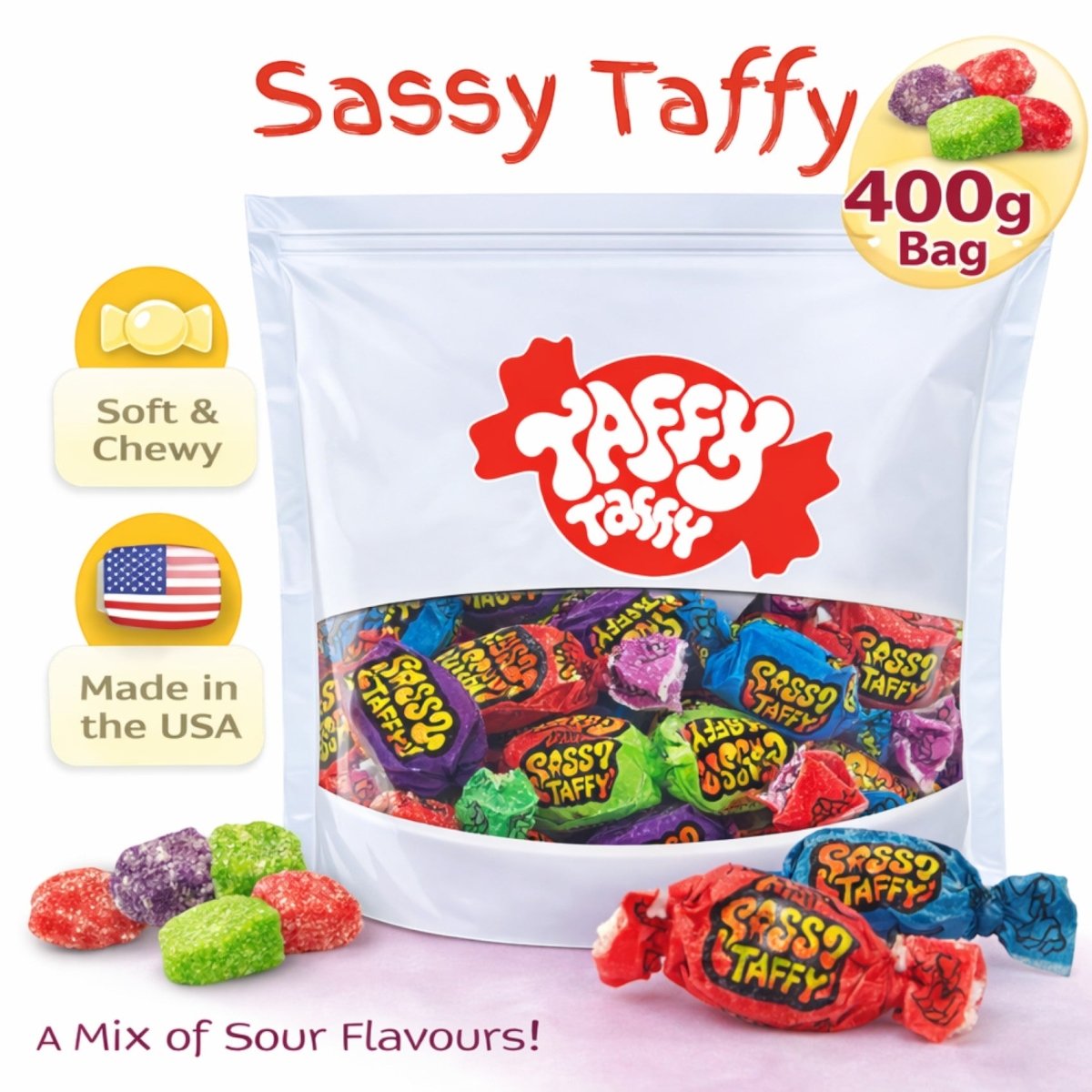 Taffy Town - Sassy Taffy Mix - Taffy - Taffy Town
