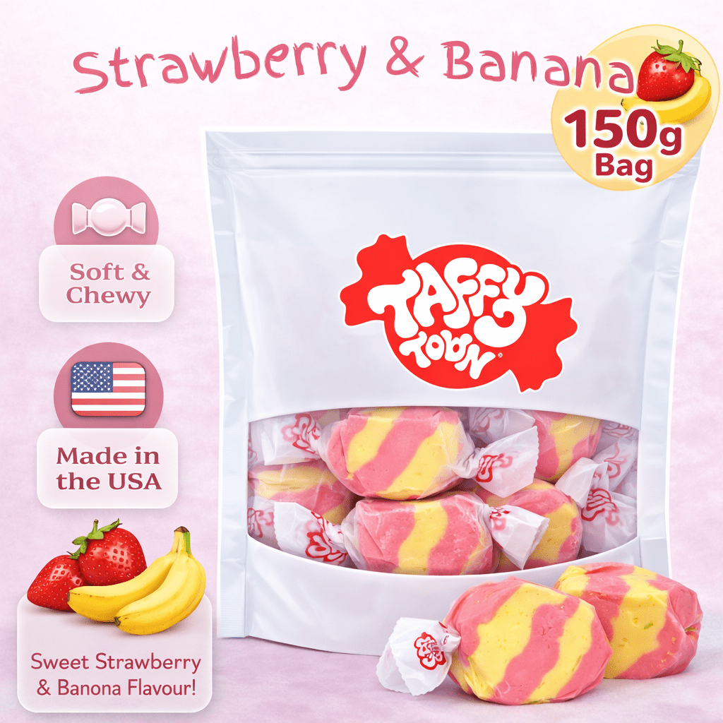 Taffy Town - Strawberry & Banana - Taffy - Taffy Town