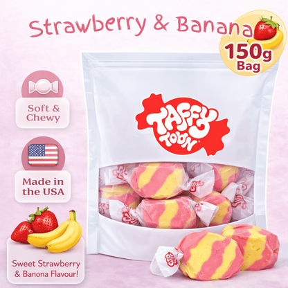 Taffy Town - Strawberry & Banana - Taffy - Taffy Town