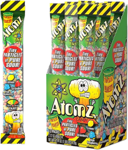 Toxic Waste Atomz Mini Sour Candy - 60g Bag - Caribou Candy