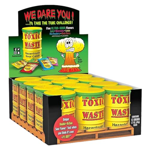 Toxic Waste Drums - 12x Drum Boxes - Caribou Candy