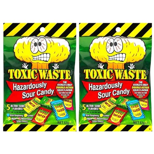 Toxic Waste Hazardously Sour Candy Sharing Bag - Caribou Candy