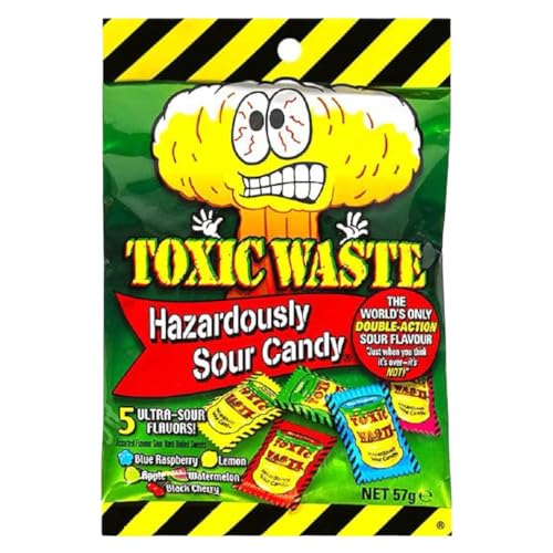 Toxic Waste Hazardously Sour Candy Sharing Bag - Caribou Candy