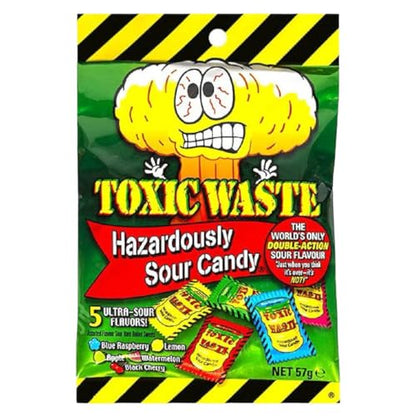 Toxic Waste Hazardously Sour Candy Sharing Bag - Caribou Candy