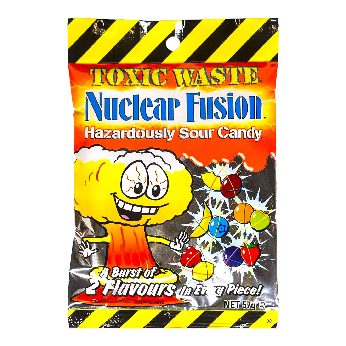 Toxic Waste Nuclear Fusion Sour Candy Sharing Bag - Caribou Candy