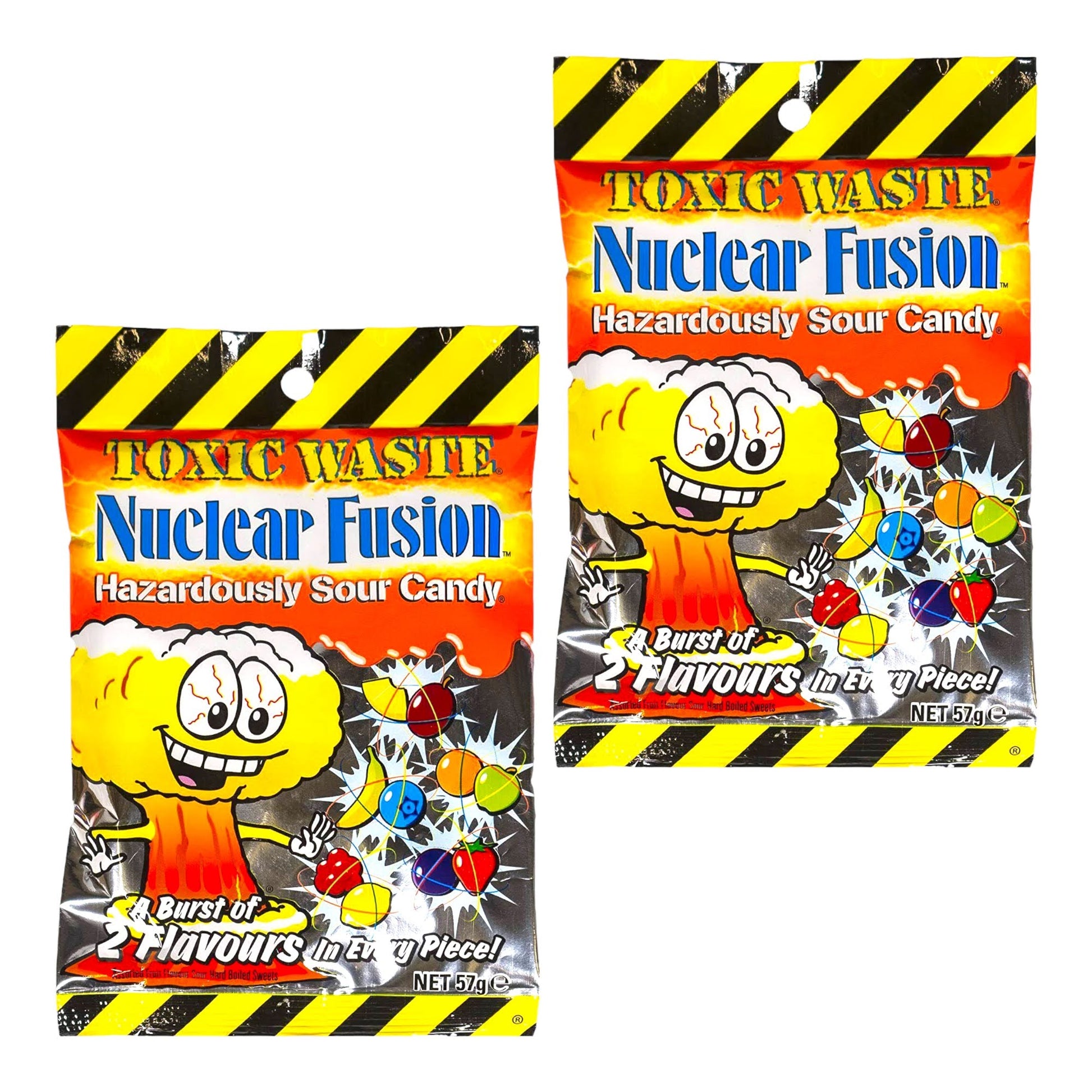 Toxic Waste Nuclear Fusion Sour Candy Sharing Bag - Caribou Candy