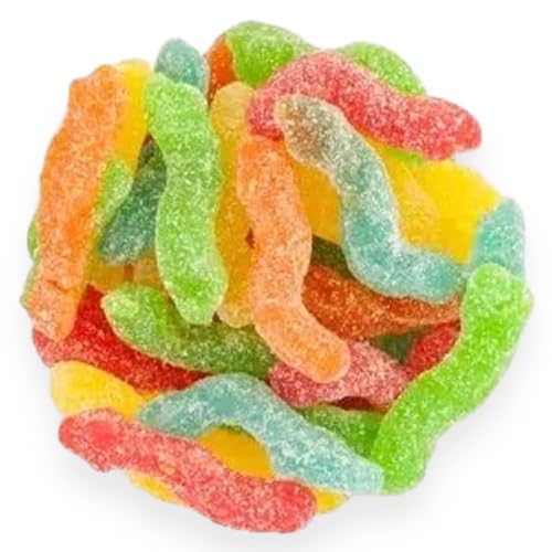 Toxic Waste Sour & Chewy Fizzy Worms Bags - Caribou Candy