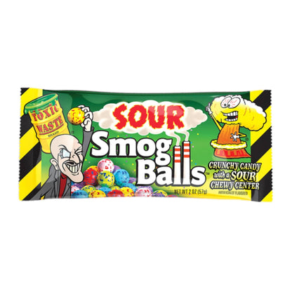 Toxic Waste Sour Smog Balls - 48g Bags - Caribou Candy