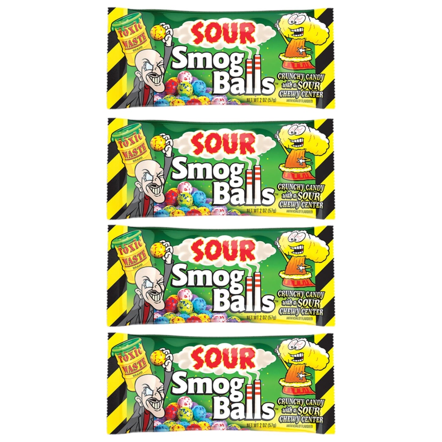 Toxic Waste Sour Smog Balls - 48g Bags - Caribou Candy