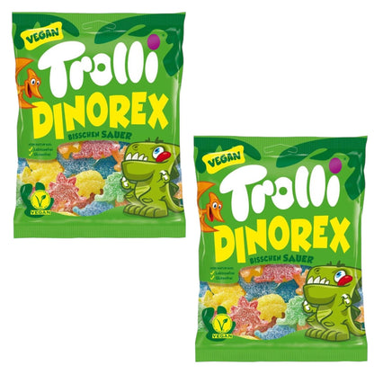 Trolli Dinorex Share Bag - Vegan Sour Sweets - Caribou Candy