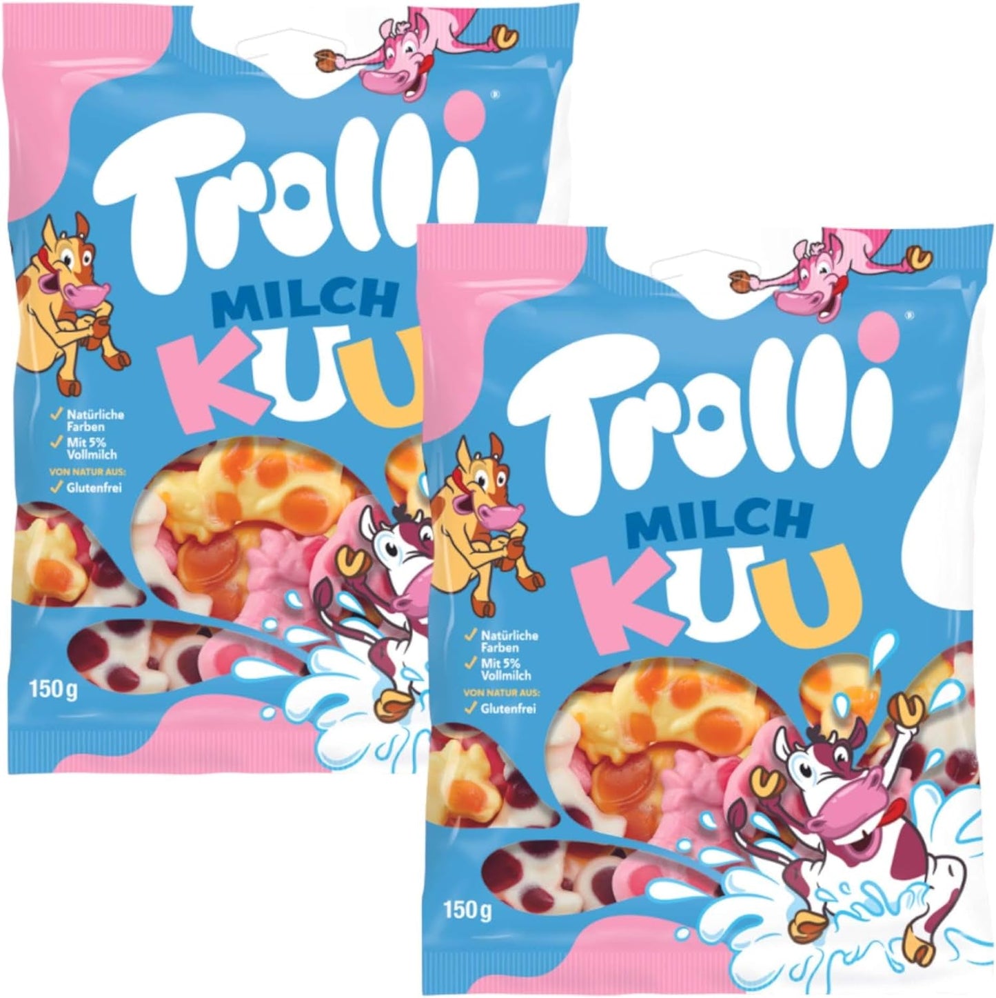 Trolli Milch Kuu Cows Share Bag - Caribou Candy