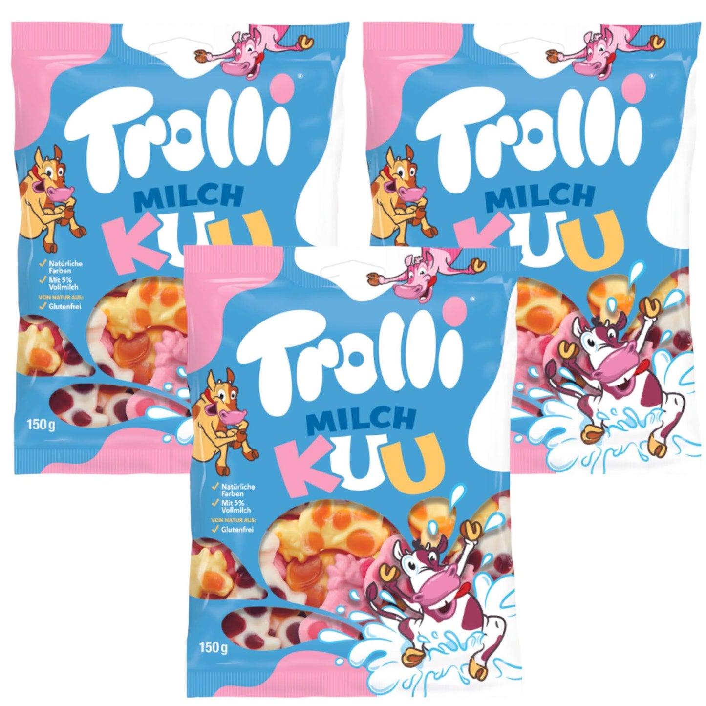 Trolli Milch Kuu Cows Share Bag - Caribou Candy