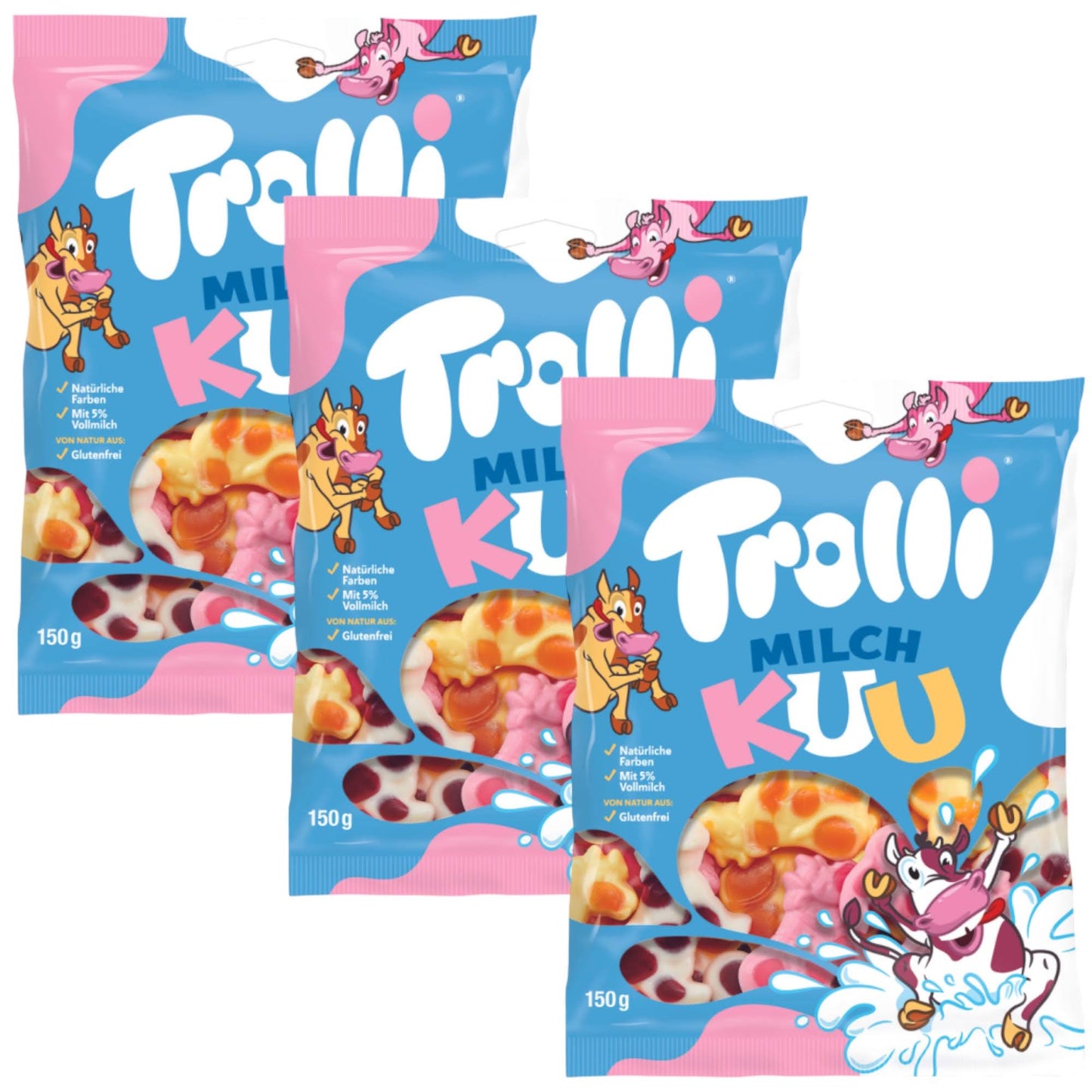 Trolli Milch Kuu Cows Share Bag - Caribou Candy