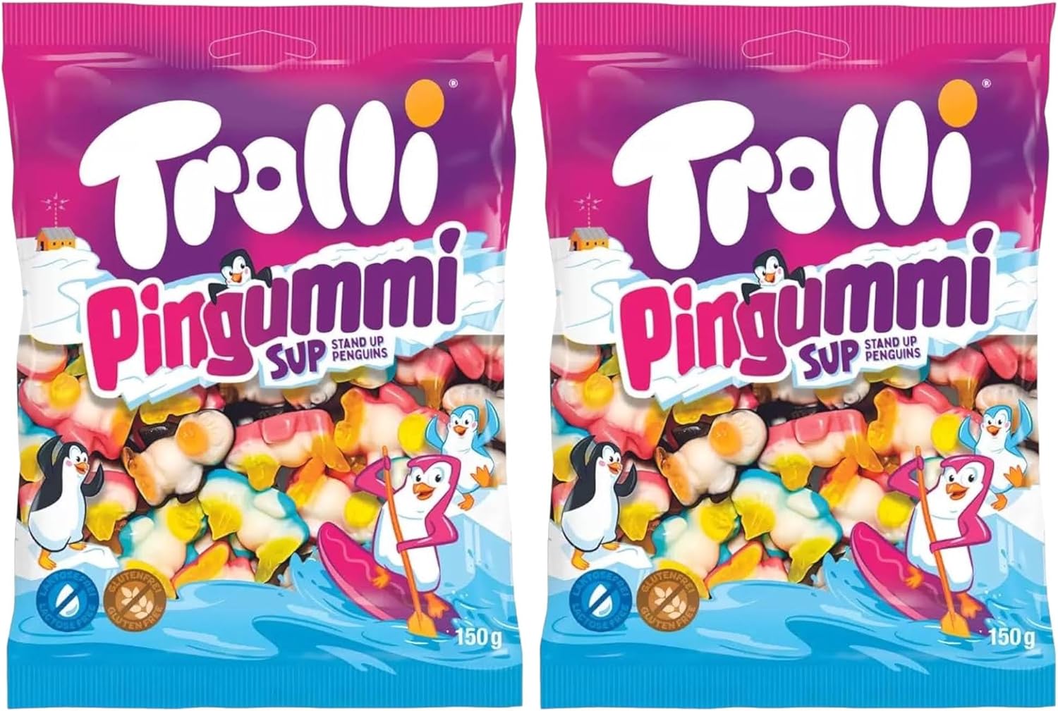 Trolli Pingummi Share Bag - Penguin Sweets - Caribou Candy