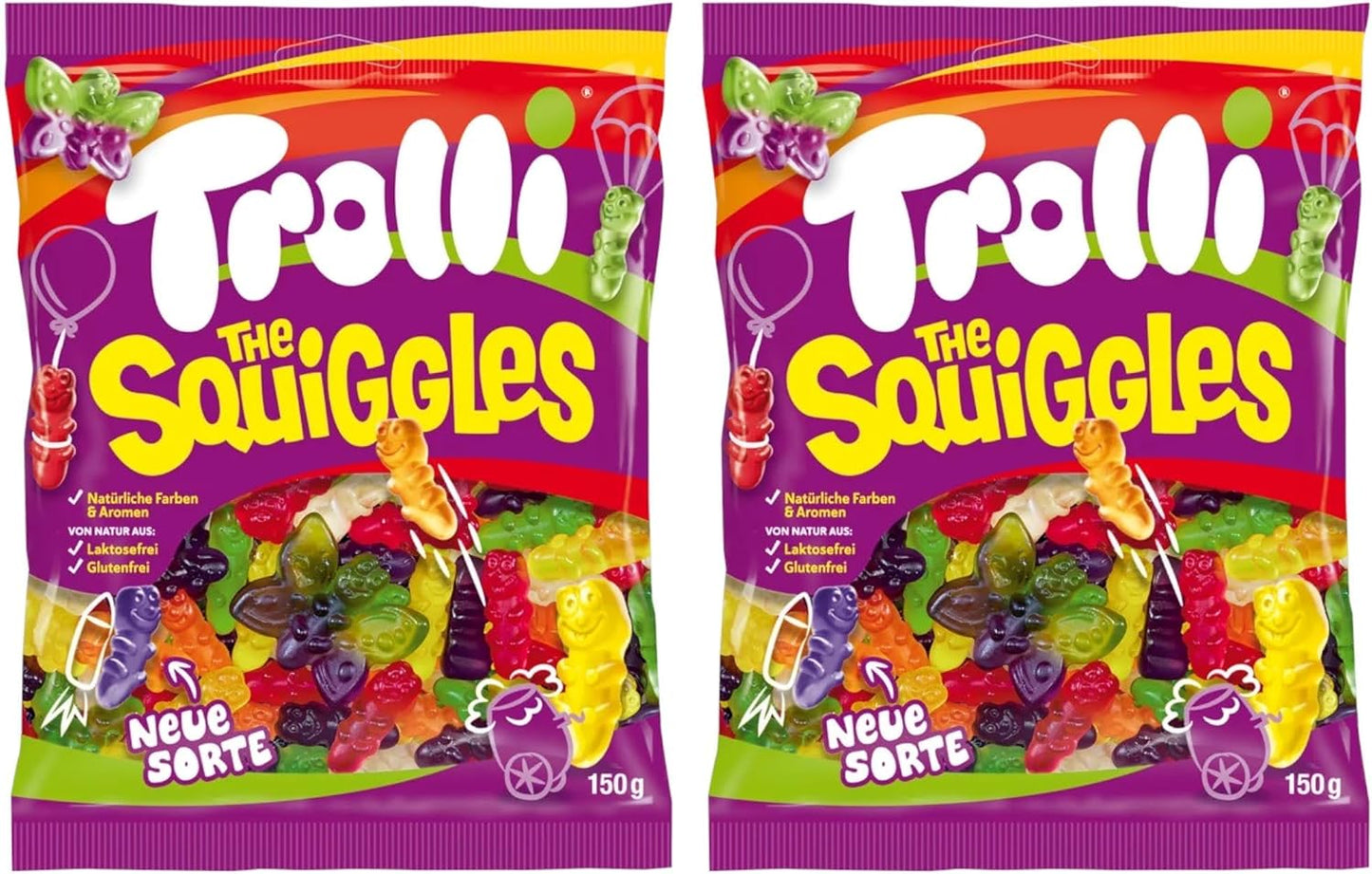 Trolli Squiggles Share Bag - Caribou Candy