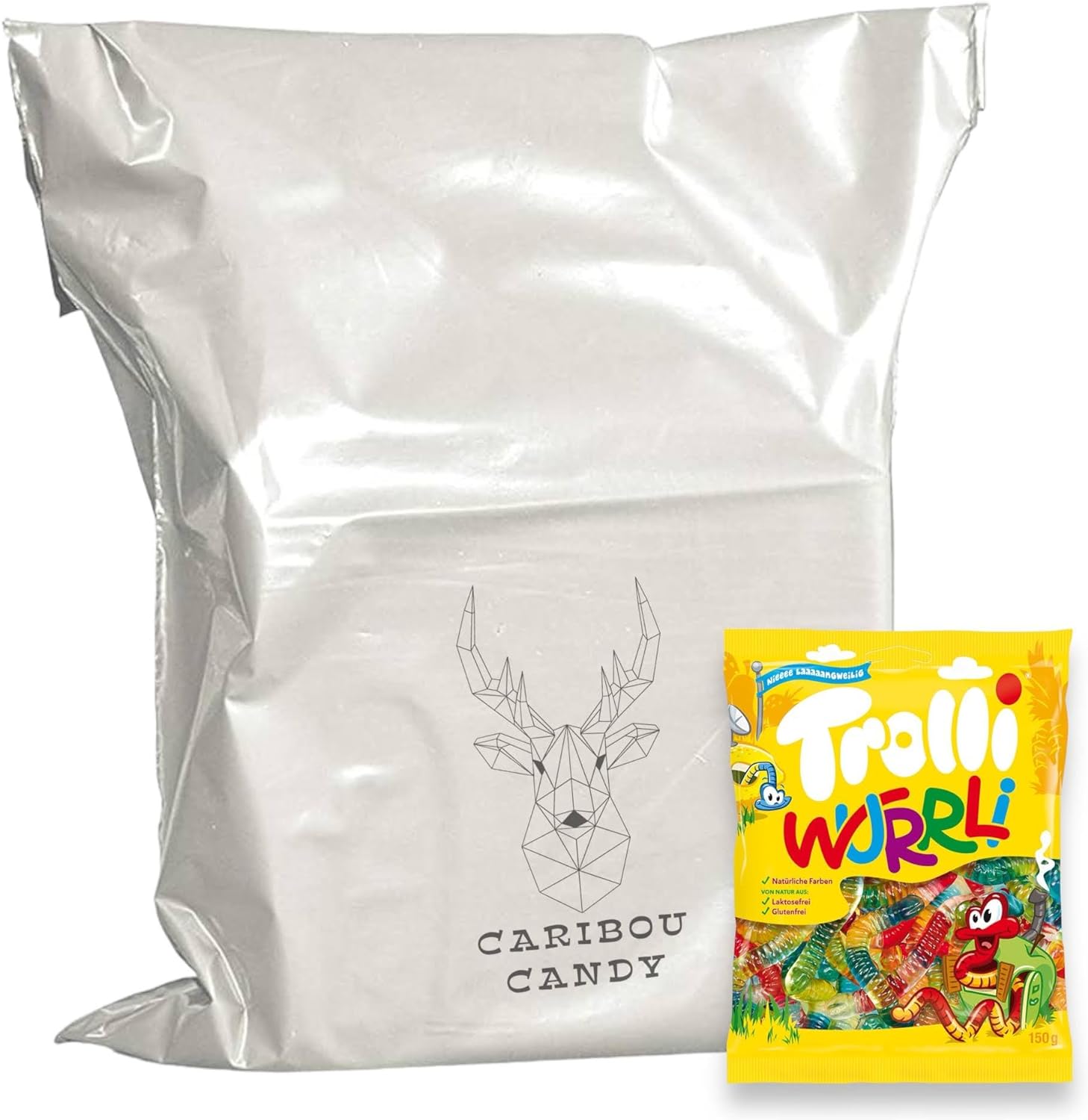 Trolli Wurrli Worms Share Bag - Caribou Candy