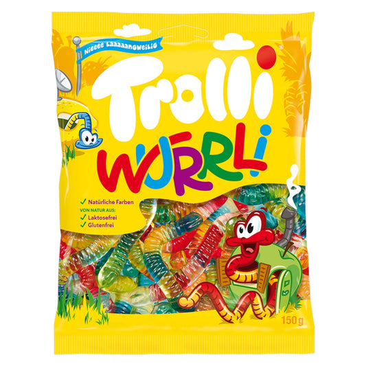 Trolli Wurrli Worms Share Bag - Caribou Candy