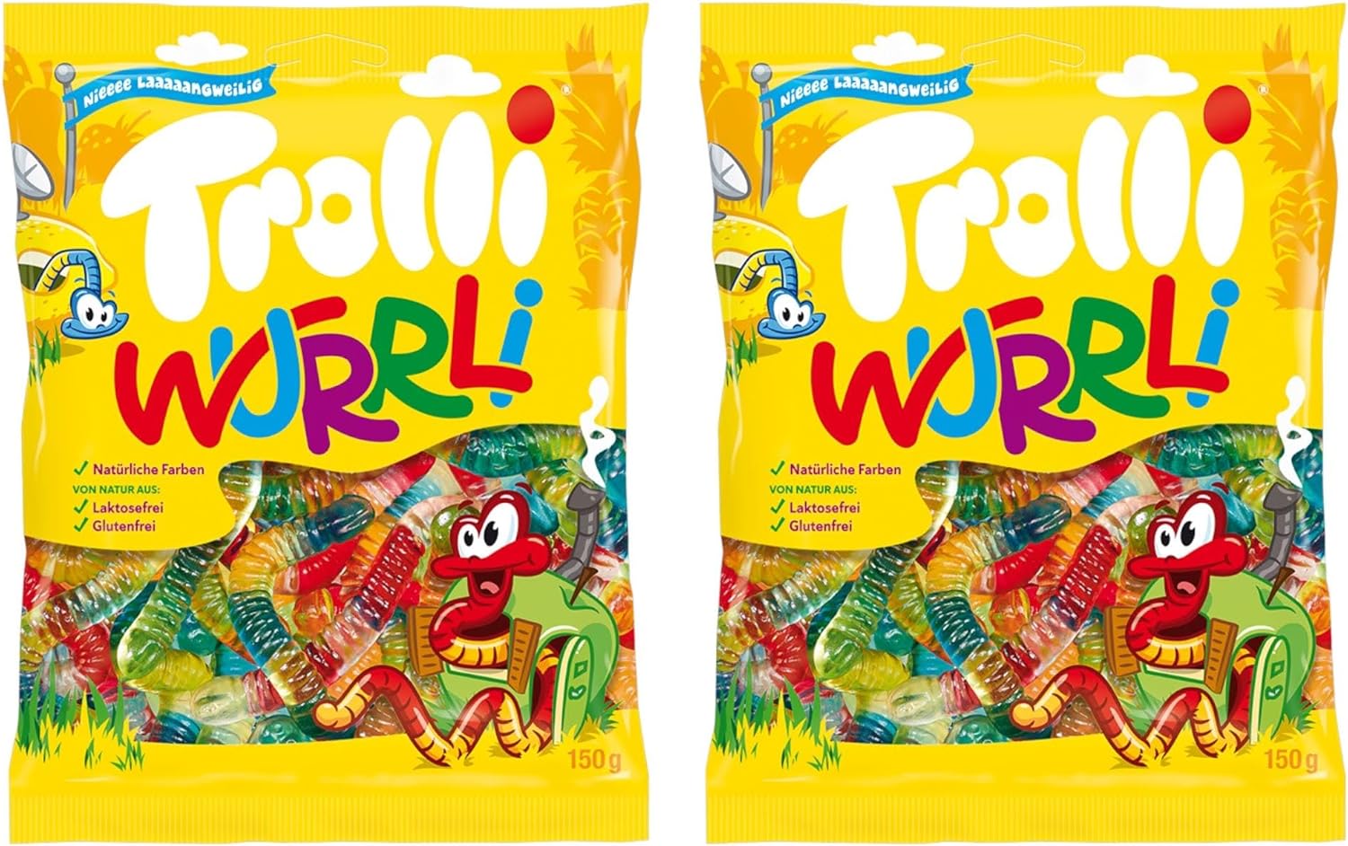 Trolli Wurrli Worms Share Bag - Caribou Candy