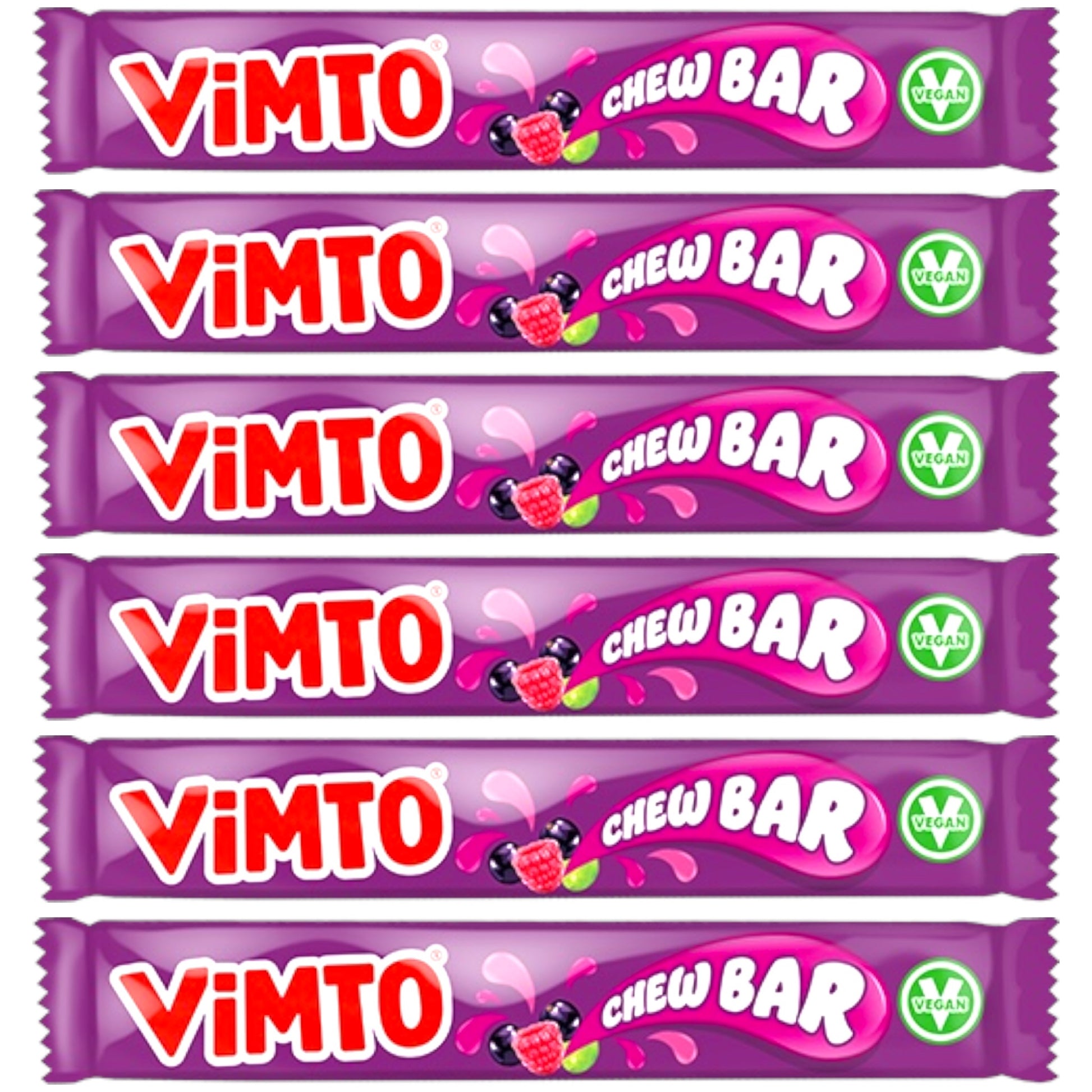 Vimto Chew Bars - 6 Pack - Chew Bar - Vimto