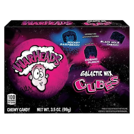 Warheads Galactic Mix Cubes - Sour Sweets - Warheads
