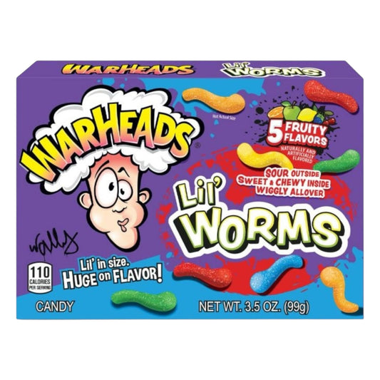 Warheads Lil' Worms - Sour Sweets - Warheads