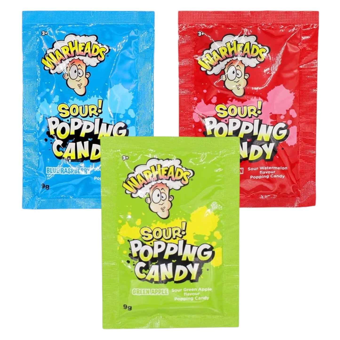 Warheads Sour Popping Candy – 3 Pack - Popping Candy - Warheads
