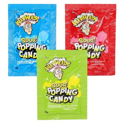 Warheads Sour Popping Candy – 3 Pack - Popping Candy - Warheads