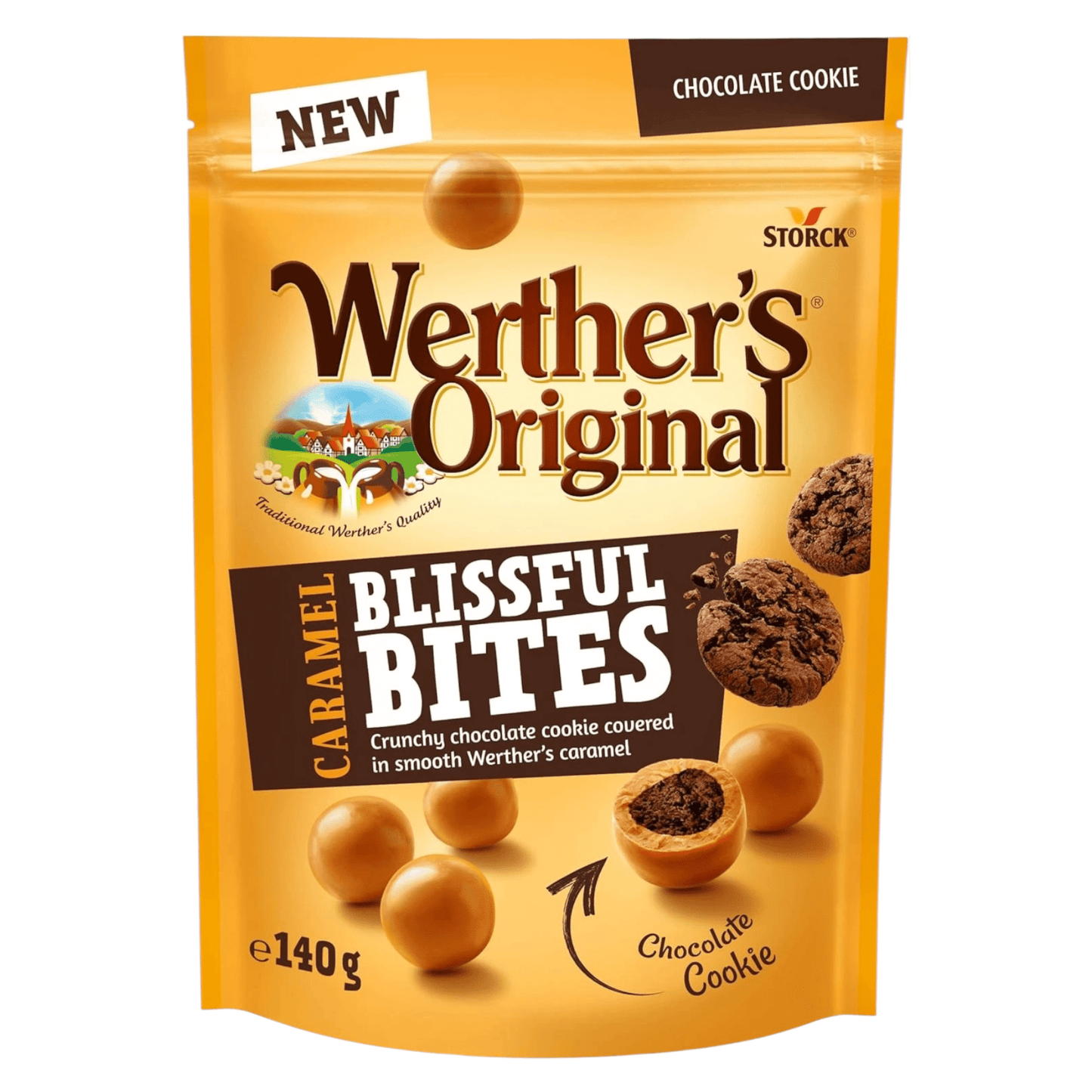 Weather’s Original Blissful Bites Chocolate Cookie - Caramel - Weather’s Original